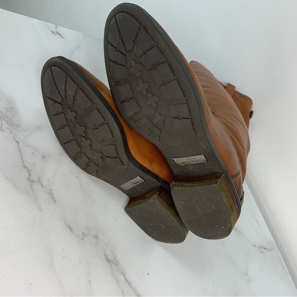 Sam Edelman Cognac Leather Penny Riding Knee High Boots 7.5 - Picture 13 of 15